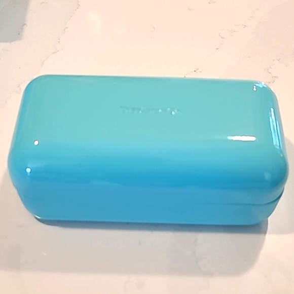 NWOT Tiffany & Co Square Black Sunglasses with crystal detail 🕶 - Picture 10 of 11